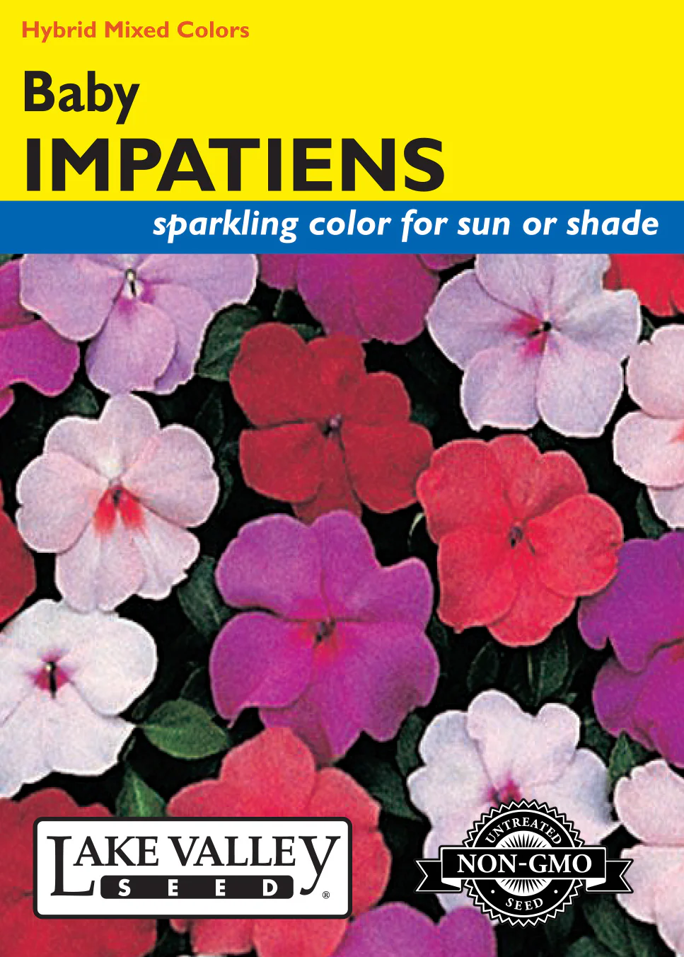 Baby Hybrid Impatiens - Mixed Colors