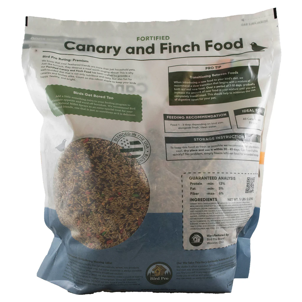 Bird Pro Fortified Canary and Finch (5 lb) - Image 2