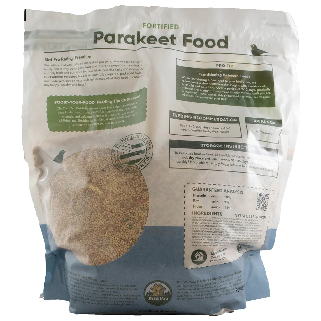 Bird Pro Fortified Parakeet (18 lb) - Image 2