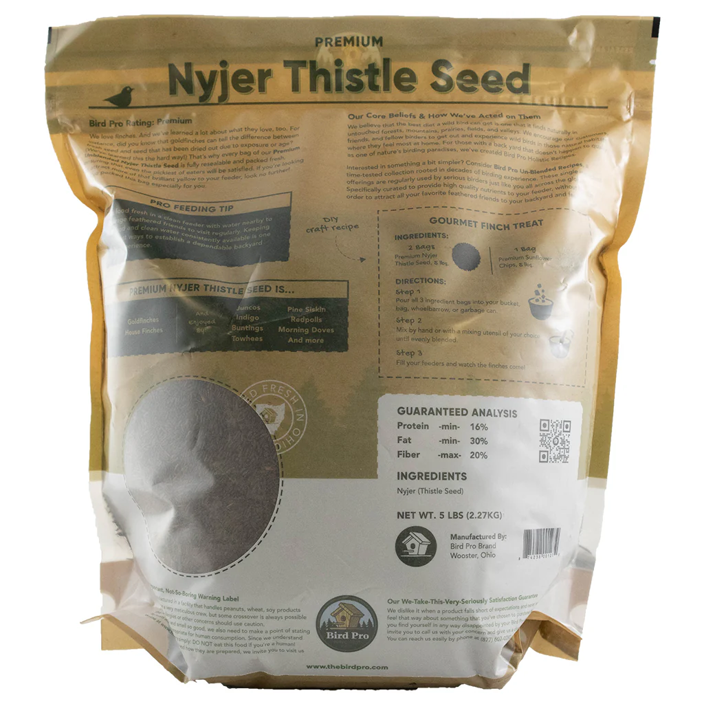 Bird Pro Premium Nyjer Thistle Seed (10 lb) - Image 2