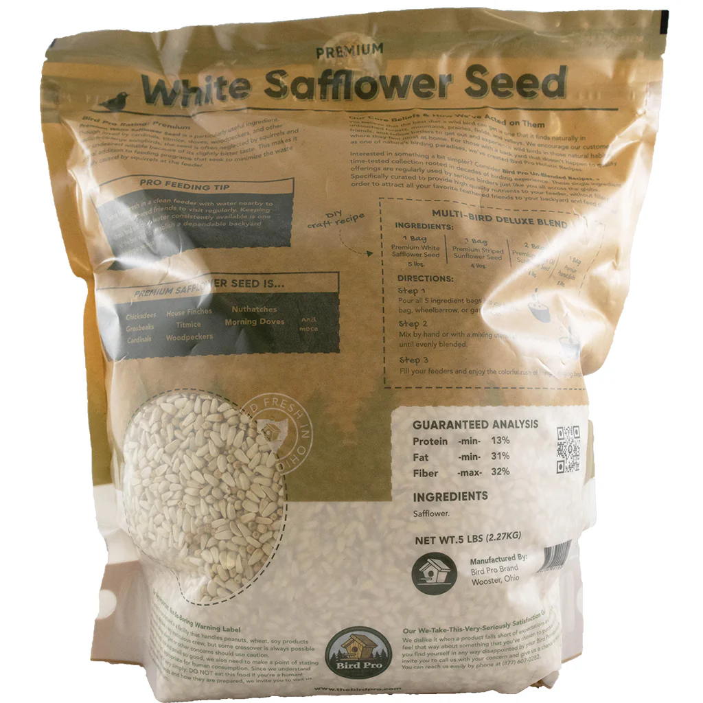 Bird Pro Premium White Safflower Seed (20 lb) - Image 3