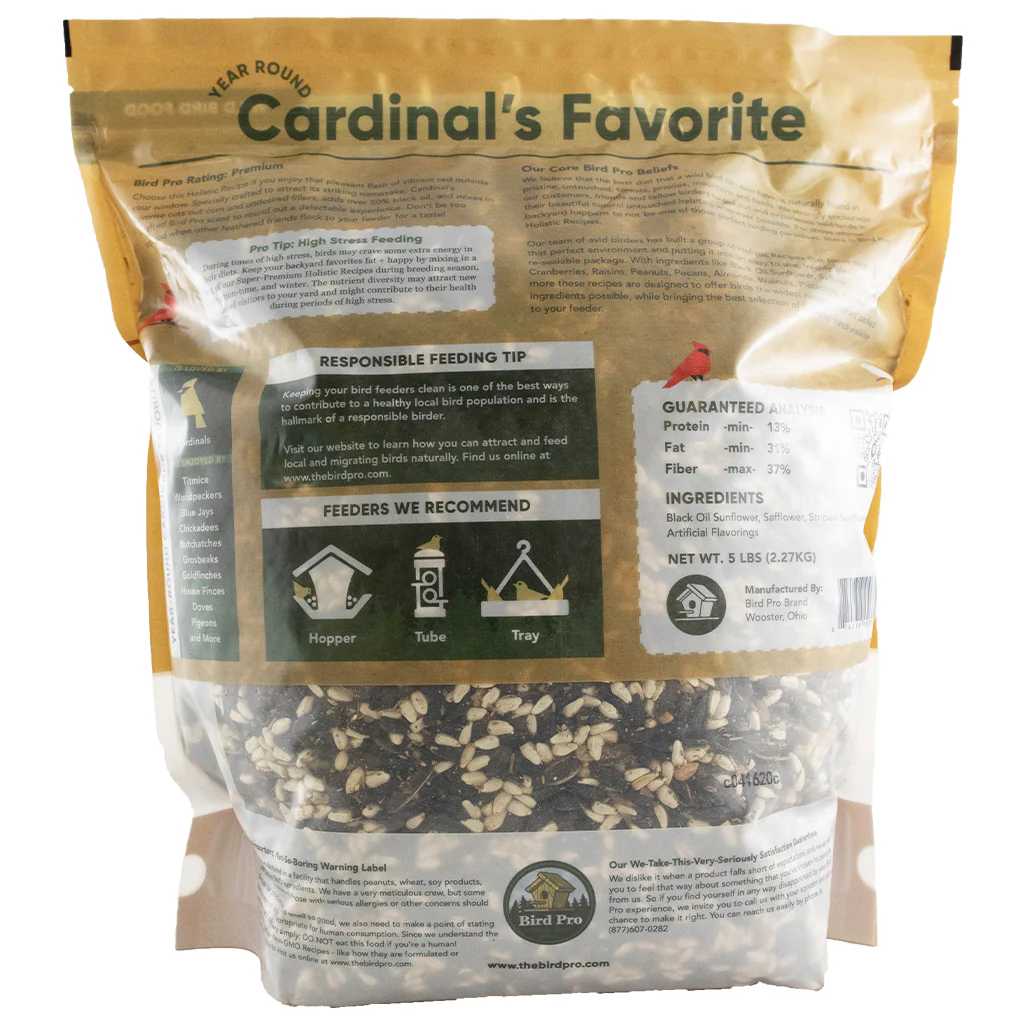 Bird Pro Year Round Cardinal's Favorite (5 lb) - Image 2
