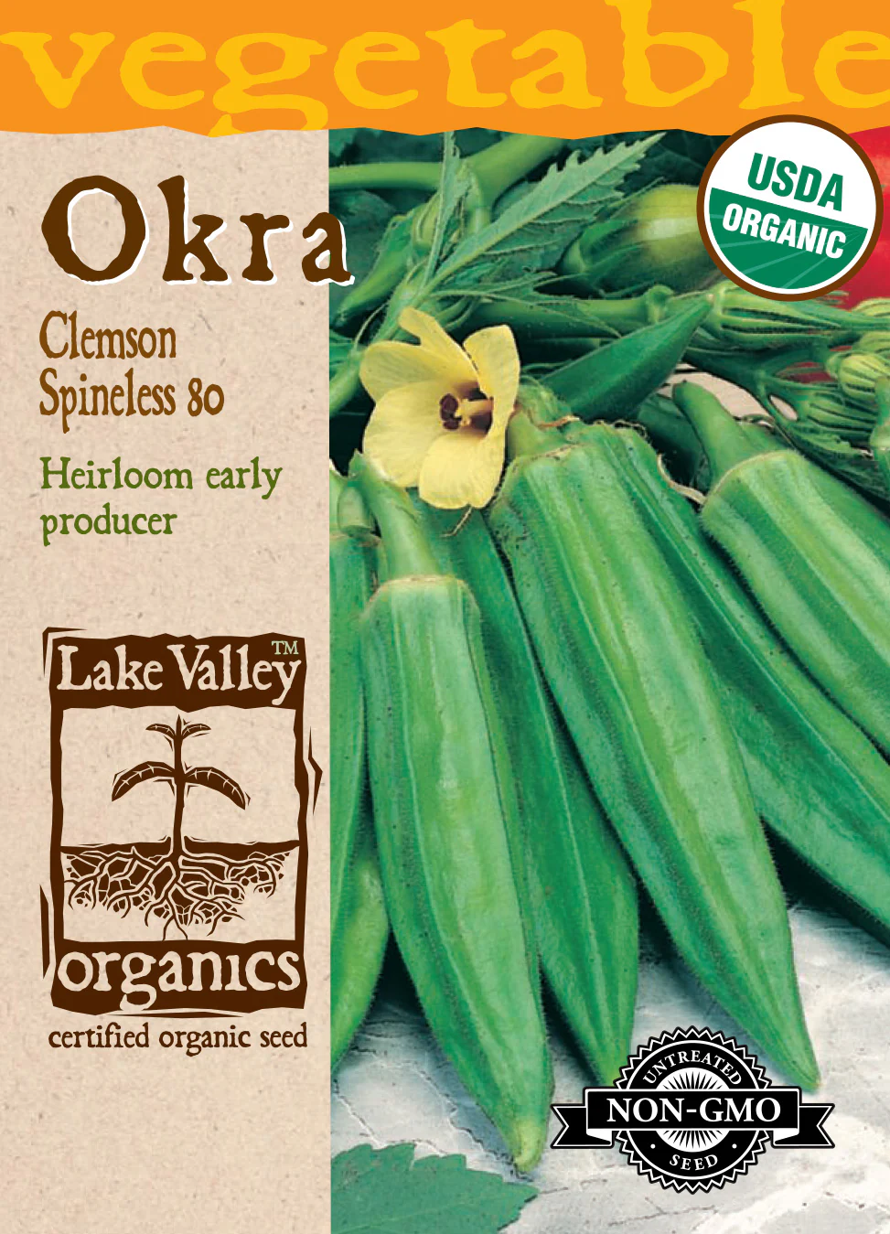 Organic Clemson Spineless 80 Okra