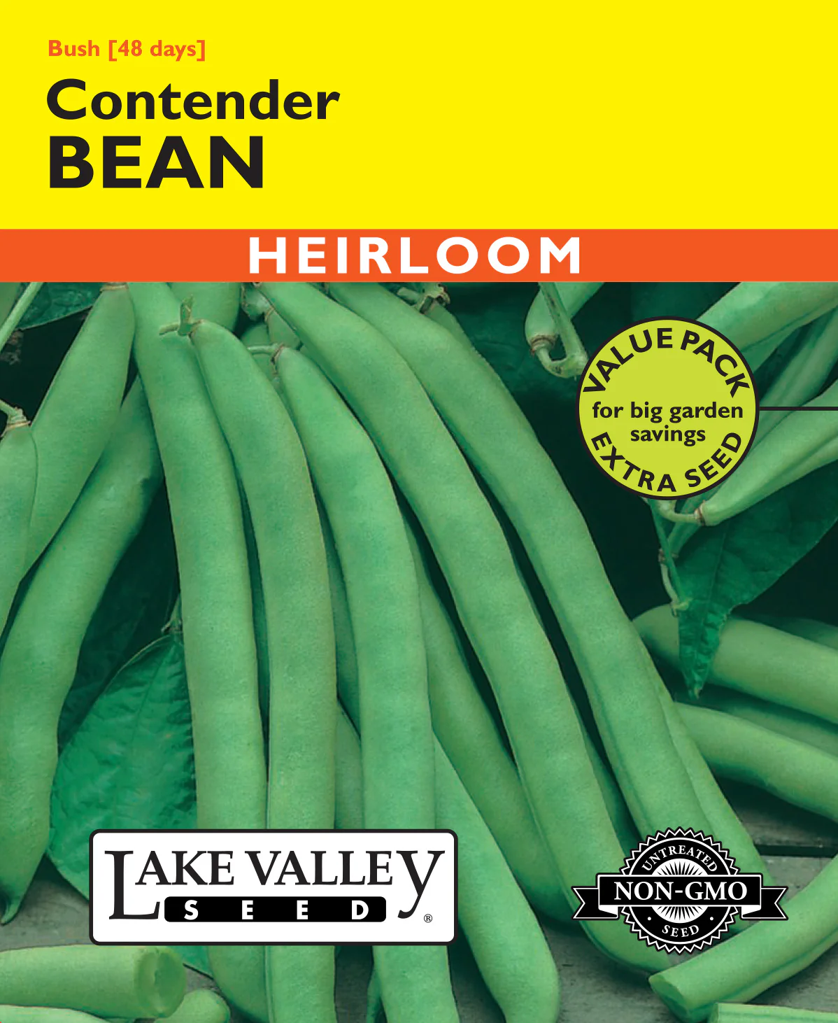 Contender Bush Bean (Value Pack)