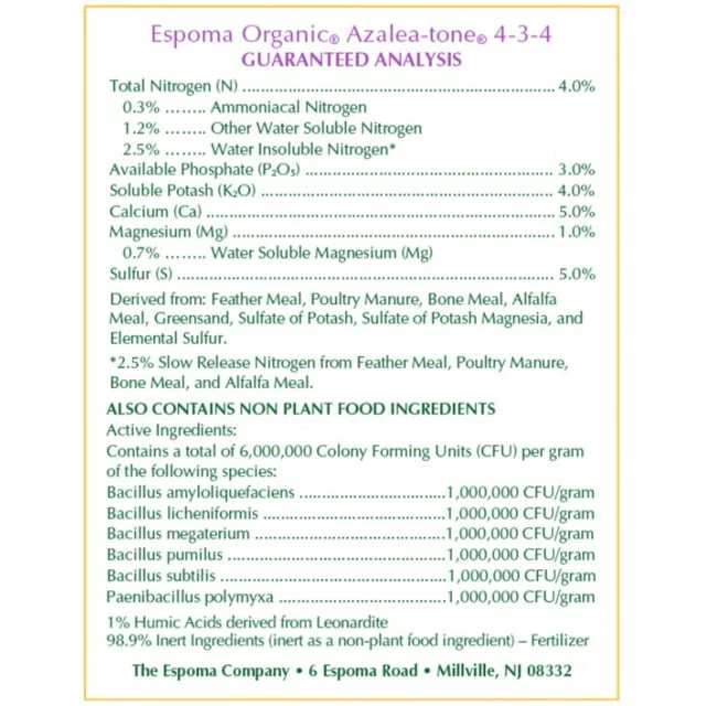 Espoma Azalea-Tone (8 Lb) - Image 2
