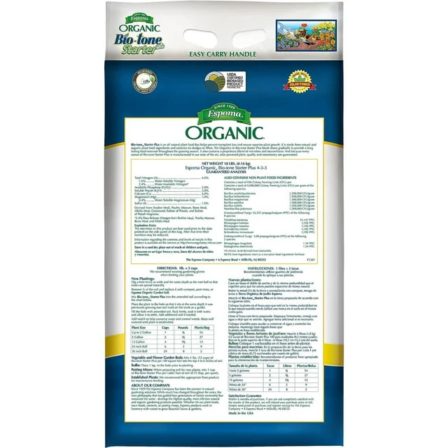 Espoma Bio-Tone Starter Plus (8 Lb) - Image 2