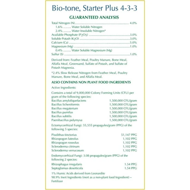 Espoma Bio-Tone Starter Plus (8 Lb) - Image 3