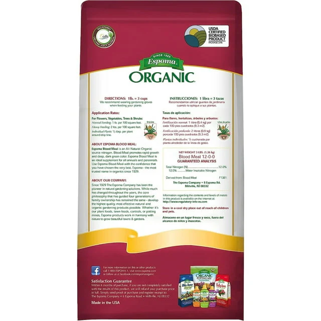 Espoma Blood Meal (3 Lb) - Image 2