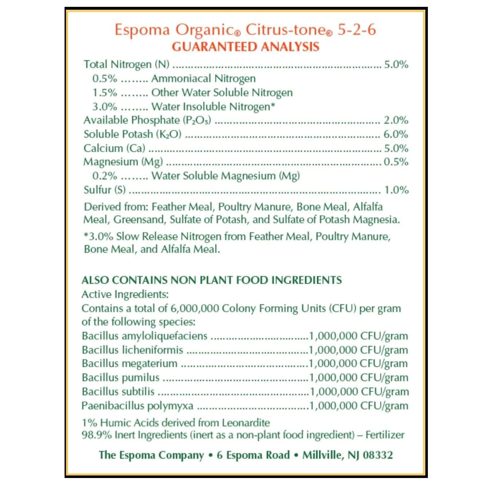 Espoma Citrus-Tone (4 Lb) - Image 3