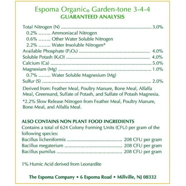 Espoma Garden-Tone (4 Lb) - Image 3