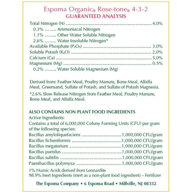 Espoma Rose-Tone (8 Lb) - Image 3