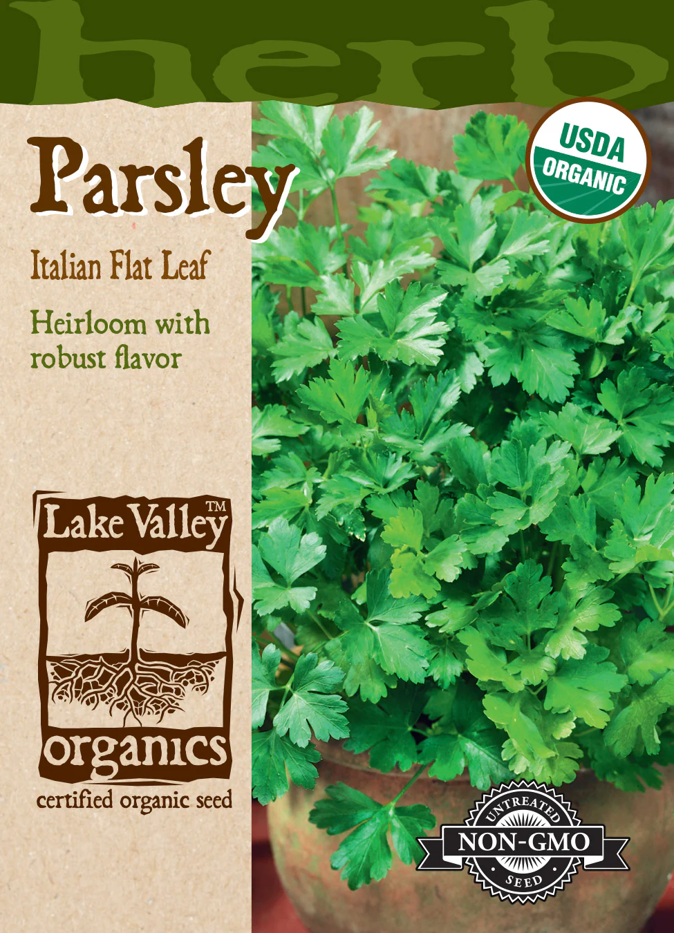 Organic Italian Flat Leaf Parsley