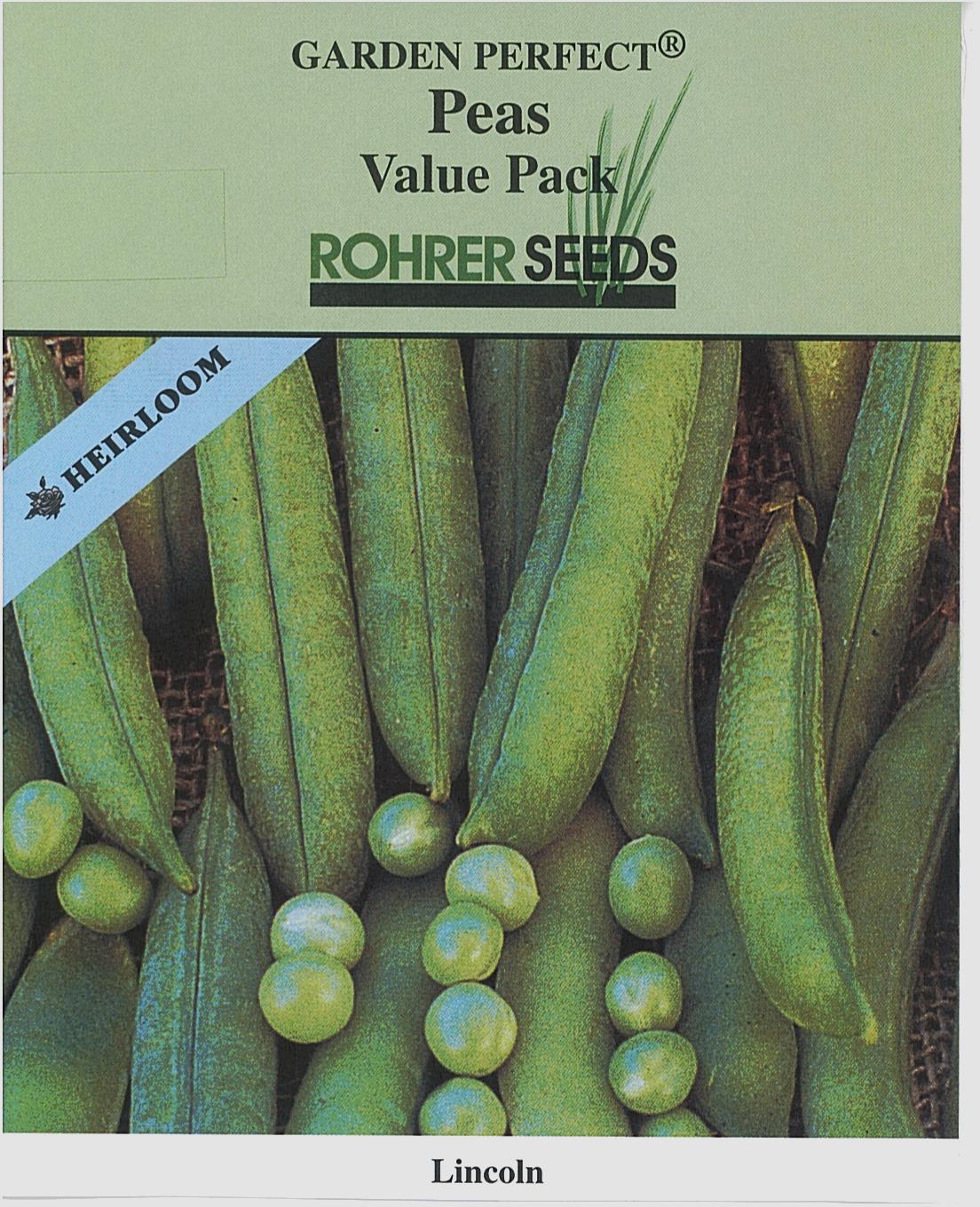 Lincoln Pea Seeds