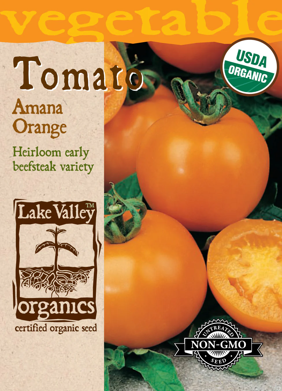 Organic Amana Orange Tomato