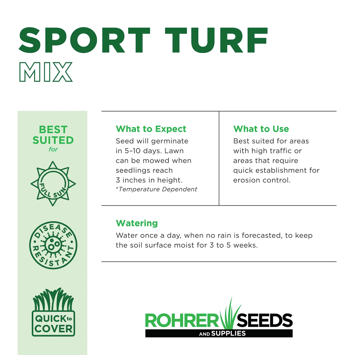 Sport Turf Rye Grass Seed Blend - Image 2