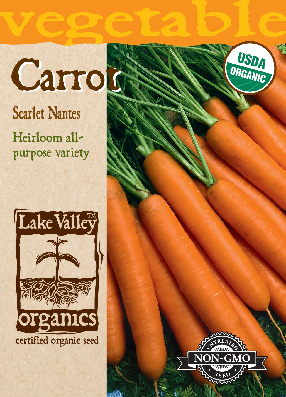 Organic Scarlet Nantes Carrot