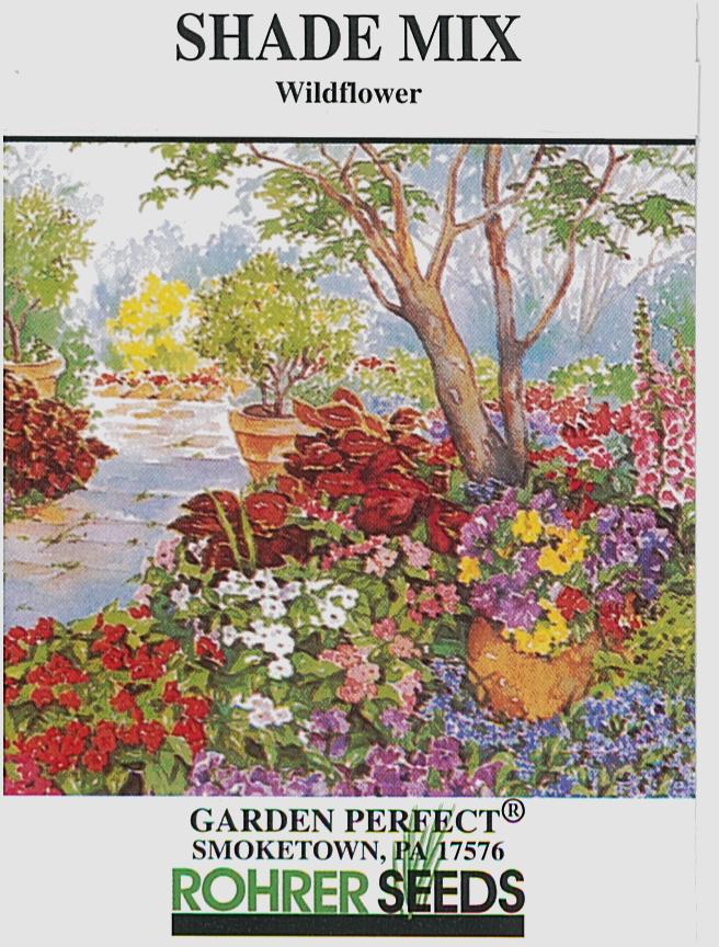 Shade Flower Seed Mix