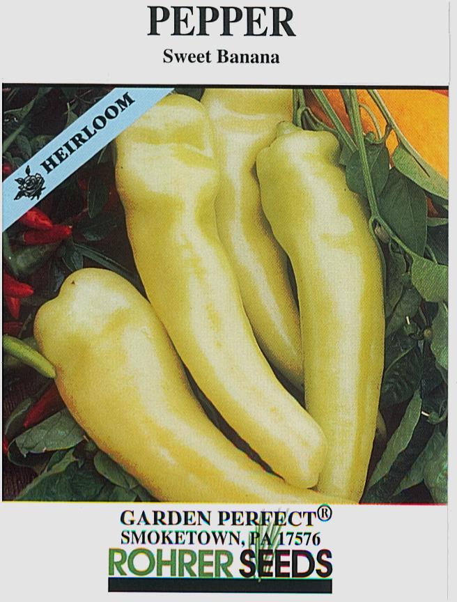 Sweet Banana Pepper Seeds - Image 2