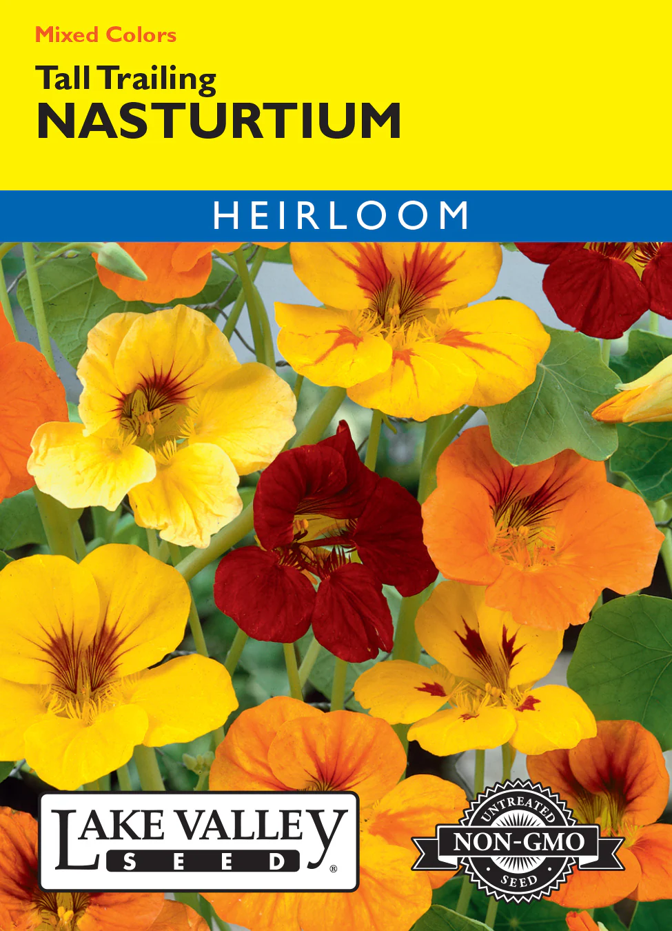 Tall Trailing Mix Nasturtium