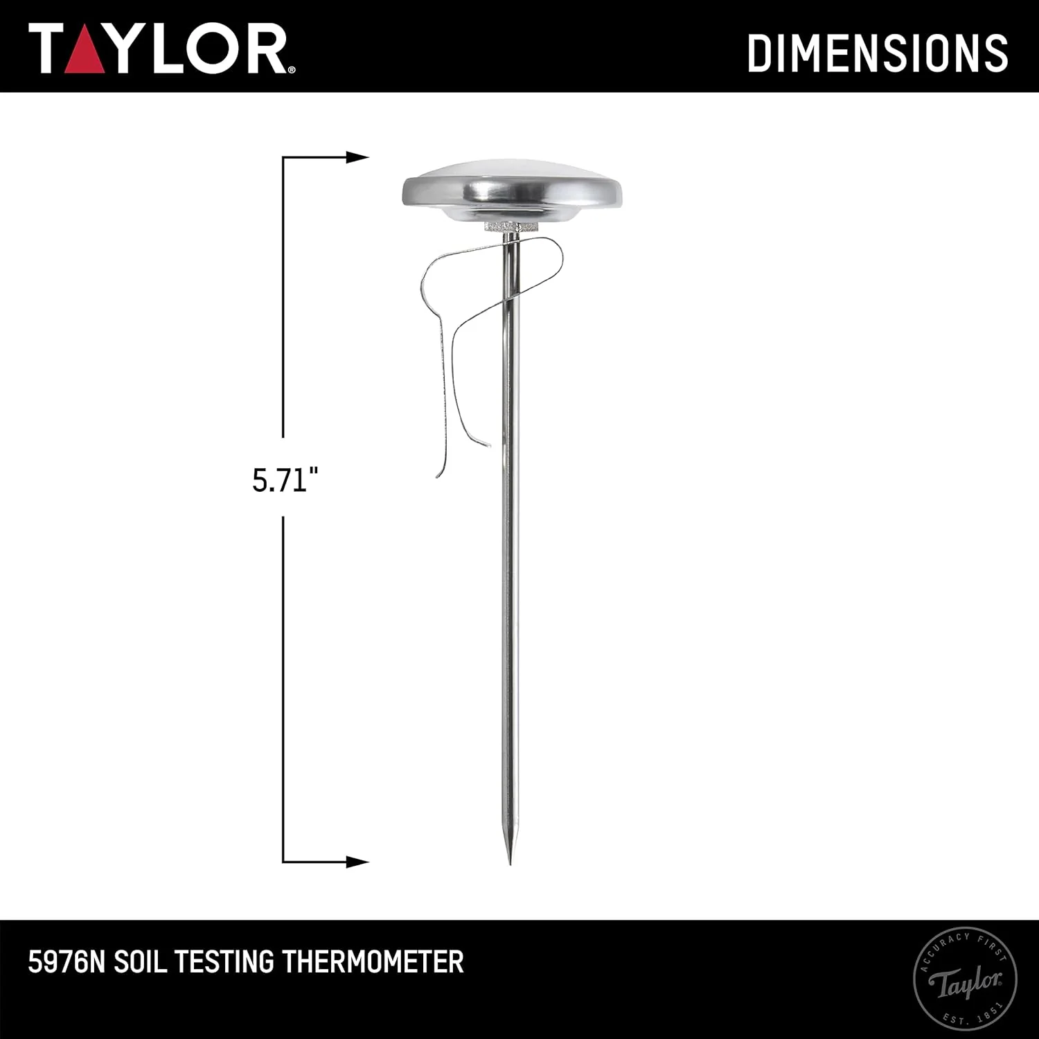 Taylor Indoor & Outdoor Soil Thermometer - Image 4