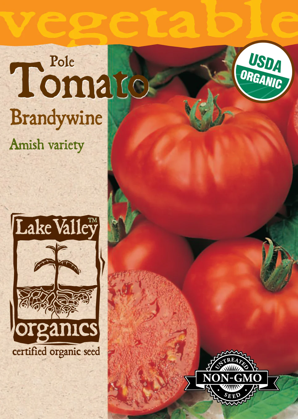 Organic Brandywine Red Tomato