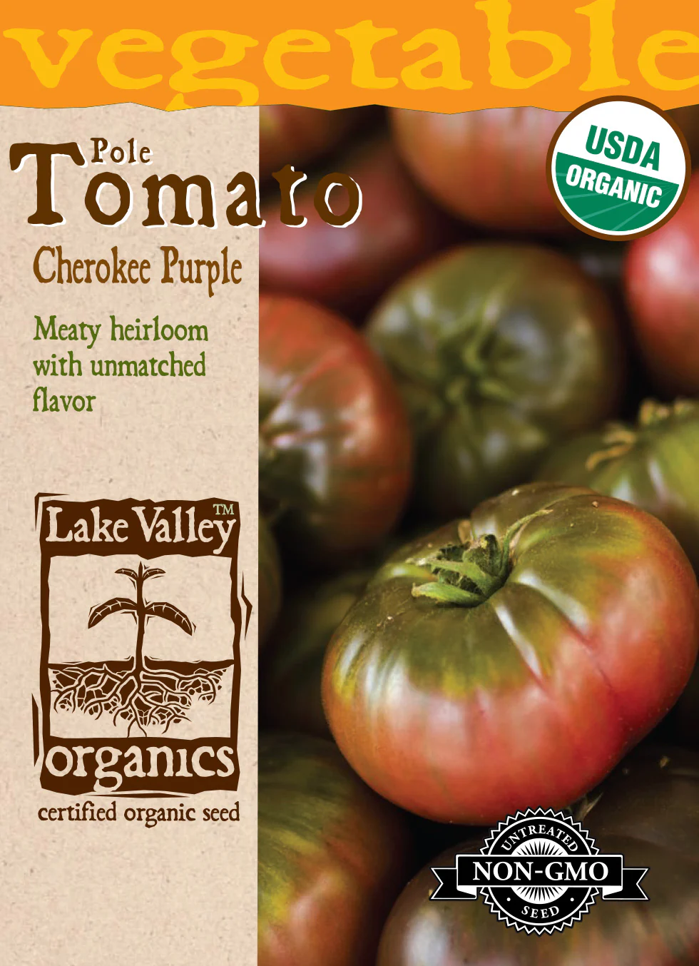 Organic Cherokee Purple Tomato